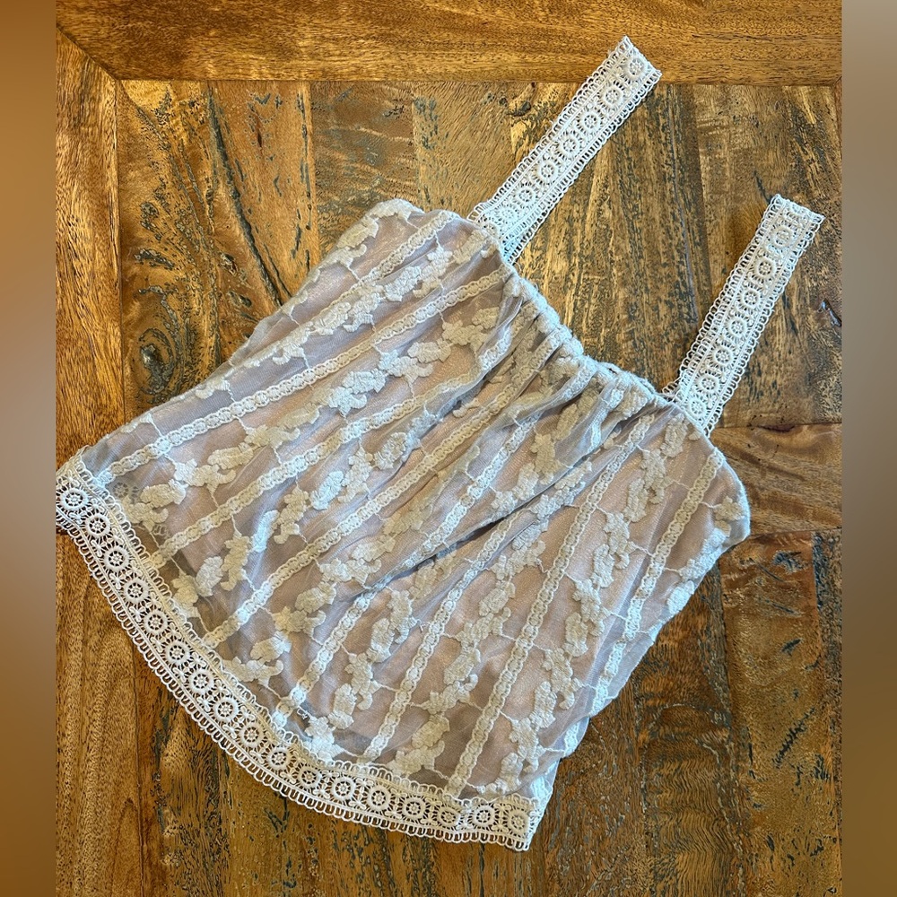 Show Me Your MuMu Lace Satin Medium Top